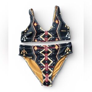 Geometric Pattern Bikini Set